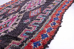 Marokkanischer Berber Teppich Boucherouite 275 x 135 cm