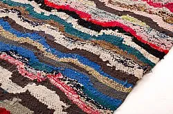 Marokkanischer Berber Teppich Boucherouite 150 x 305 cm