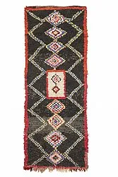 Marokkanischer Berber Teppich Boucherouite 335 x 125 cm