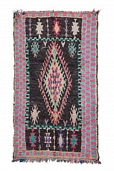 Marokkanischer Berber Teppich Boucherouite 275 x 155 cm