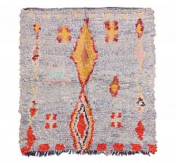 Marokkanischer Berber Teppich Boucherouite 160 x 145 cm