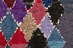 Marokkanische Berber Teppich Boucherouite 245 x 110 cm