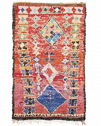 Marokkanischer Berber Teppich Boucherouite 245 x 150 cm