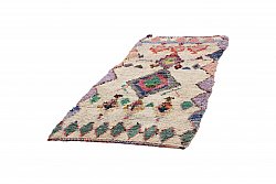 Marokkanische Berber Teppich Boucherouite 240 x 110 cm