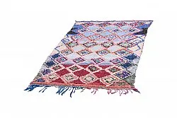 Marokkanischer Berber Teppich Boucherouite 210 x 125 cm