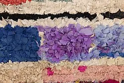 Marokkanische Berber Teppich Boucherouite 230 x 135 cm