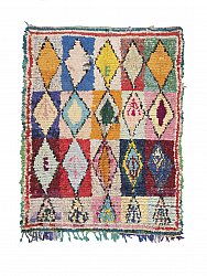 Marokkanischer Berber Teppich Boucherouite 200 x 160 cm