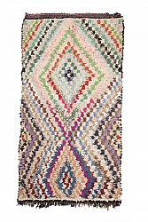 Marokkanische Berber Teppich Boucherouite 285 x 150 cm