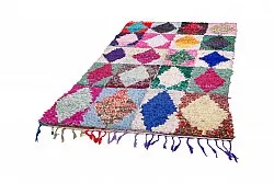 Marokkanische Berber Teppich Boucherouite 265 x 155 cm