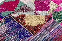 Marokkanische Berber Teppich Boucherouite 265 x 155 cm