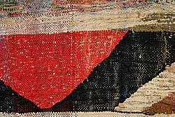 Marockansk Boucherouite-matta 165 x 350 cm