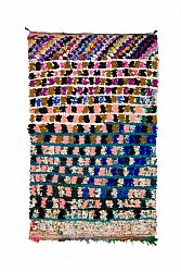 Marokkanischer Berber Teppich Boucherouite 235 x 135 cm