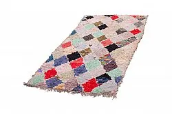Marokkanische Berber Teppich Boucherouite 240 x 115 cm