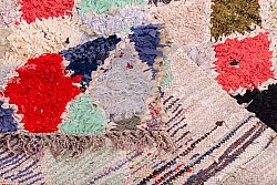 Marokkanische Berber Teppich Boucherouite 240 x 115 cm