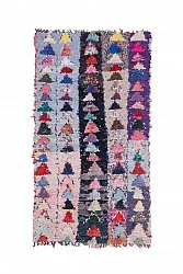 Marokkanische Berber Teppich Boucherouite 225 x 120 cm