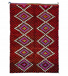 Marokkanischer Berber Teppich Boucherouite 245 x 175 cm