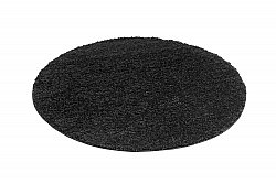 Runde Teppiche - Trim (schwarz)