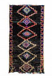 Marokkanische Berber Teppich Boucherouite 275 x 145 cm