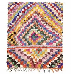 Marokkanischer Berber Teppich Boucherouite 215 x 170 cm
