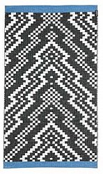Kunststoffteppiche - Der Horred-Teppich Black & White Gorm