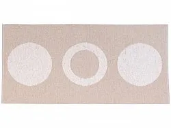 Kunststoffteppiche - Der Horred-Teppich Circle (beige)
