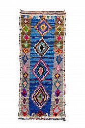 Marokkanische Berber Teppich Boucherouite 235 x 100 cm