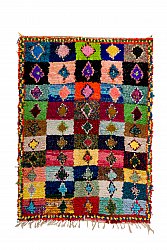 Marokkanische Berber Teppich Boucherouite 220 x 160 cm