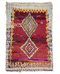 Marokkanischer Berber Teppich Boucherouite 210 x 140 cm