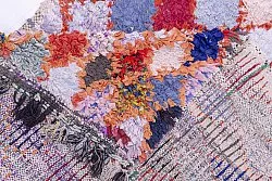 Marokkanische Berber Teppich Boucherouite 245 x 105 cm