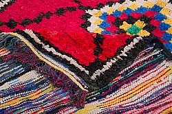 Marokkanischer Berber Teppich Boucherouite 310 x 145 cm