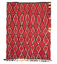 Marokkanischer Berber Teppich Boucherouite 210 x 160 cm