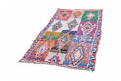 Marokkanische Berber Teppich Boucherouite 225 x 115 cm