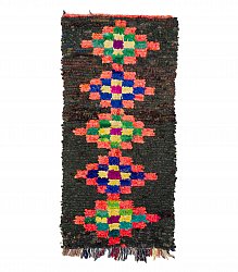 Marokkanischer Berber Teppich Boucherouite 195 x 90 cm