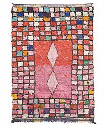 Marokkanische Berber Teppich Boucherouite 225 x 150 cm