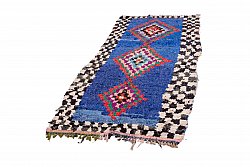 Marokkanische Berber Teppich Boucherouite 285 x 90 cm