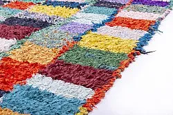 Marokkanische Berber Teppich Boucherouite 250 x 120 cm