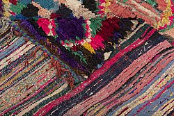 Marokkanische Berber Teppich Boucherouite 290 x 145 cm