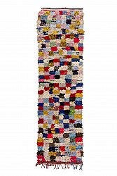 Marokkanische Berber Teppich Boucherouite 380 x 105 cm