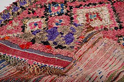 Marokkanische Berber Teppich Boucherouite 345 x 140 cm