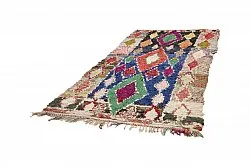 Marokkanische Berber Teppich Boucherouite 295 x 150 cm