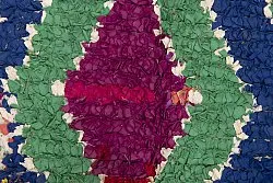 Marokkanische Berber Teppich Boucherouite 295 x 150 cm