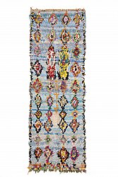 Marokkanische Berber Teppich Boucherouite 290 x 95 cm