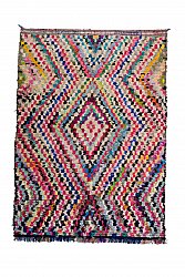 Marokkanische Berber Teppich Boucherouite 250 x 180 cm