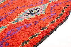 Marokkanischer Berber Teppich Boucherouite 440 x 135 cm