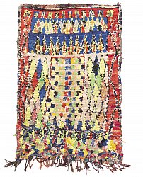 Marokkanischer Berber Teppich Boucherouite 180 x 115 cm