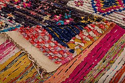 Marokkanische Berber Teppich Boucherouite 305 x 135 cm