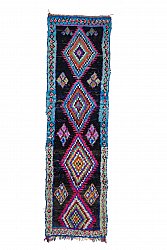 Marokkanischer Berber Teppich Boucherouite 385 x 105 cm