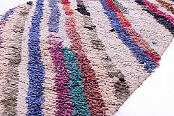 Marokkanische Berber Teppich Boucherouite 250 x 100 cm