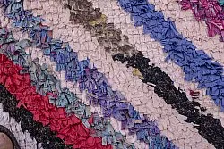 Marokkanische Berber Teppich Boucherouite 250 x 100 cm