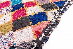 Marokkanische Berber Teppich Boucherouite 185 x 150 cm